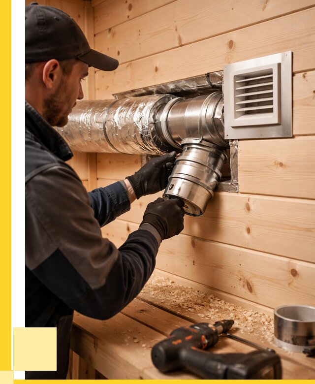 Монтаж вентиляции бани в Иванове от 12398 р. | ЭриданВнв