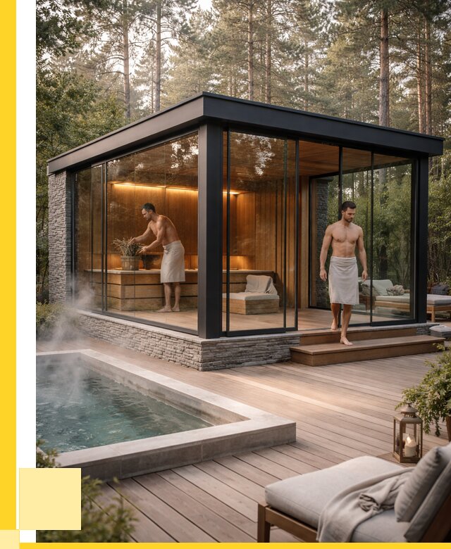 Стеклянные бани и двери в Иванове от 464940 р. | ЭриданВнв