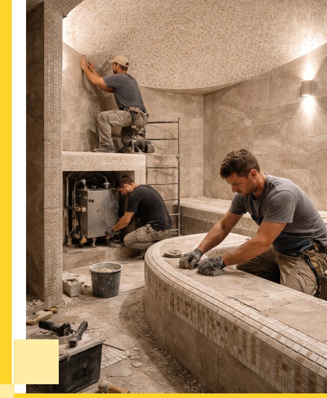 Монтаж хамамов под ключ в Иванове от 258300 р. ЭриданВнв