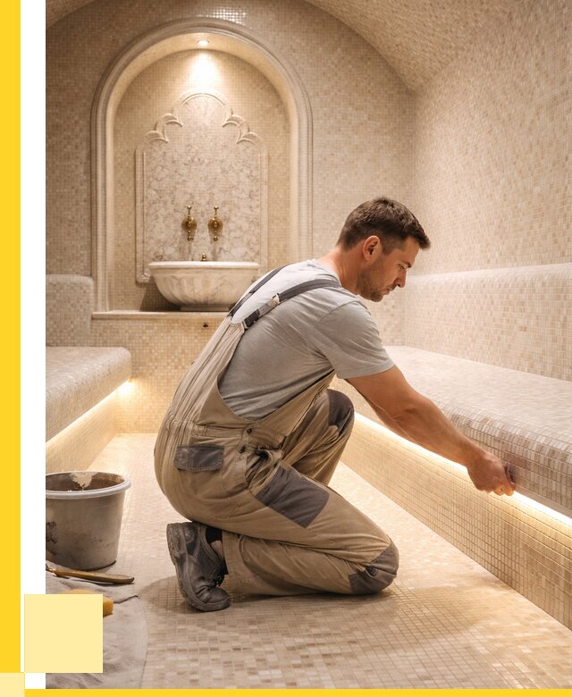 Отделка хамамов под ключ в Иванове от 5683 р. | ЭриданВнв