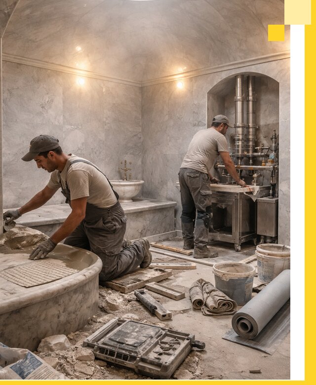 Строительство турецких бань хаммам под ключ в Иванове