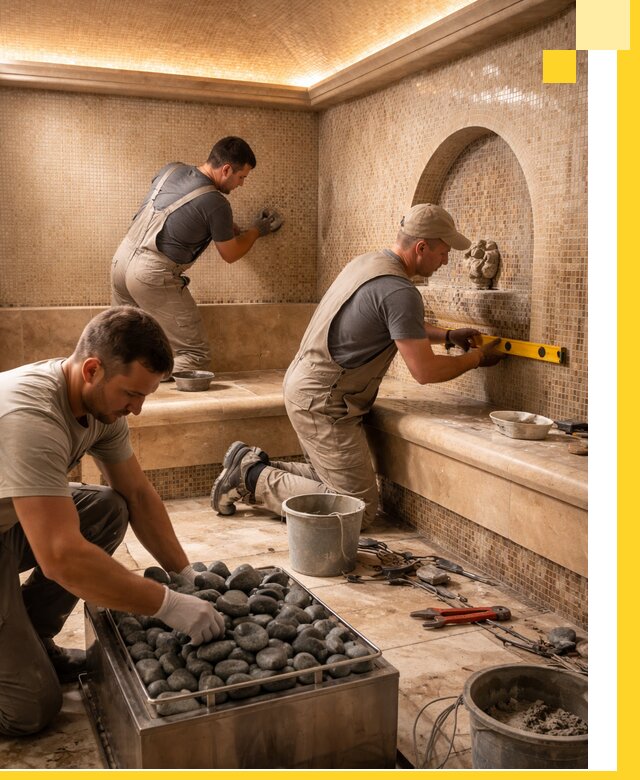 Проектирование и строительство хамама и сауны в Иванове