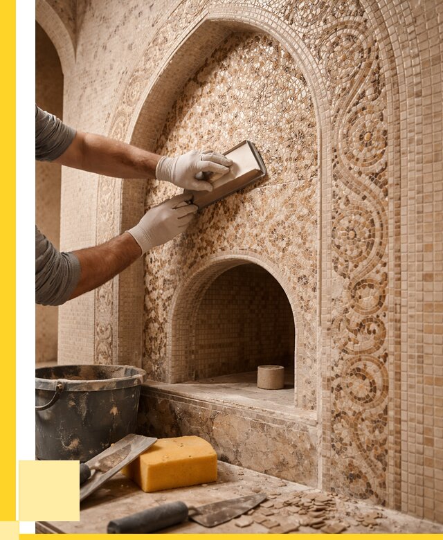 Мозаика для хамама в Иванове под ключ от 5166 р. | ЭриданВнв