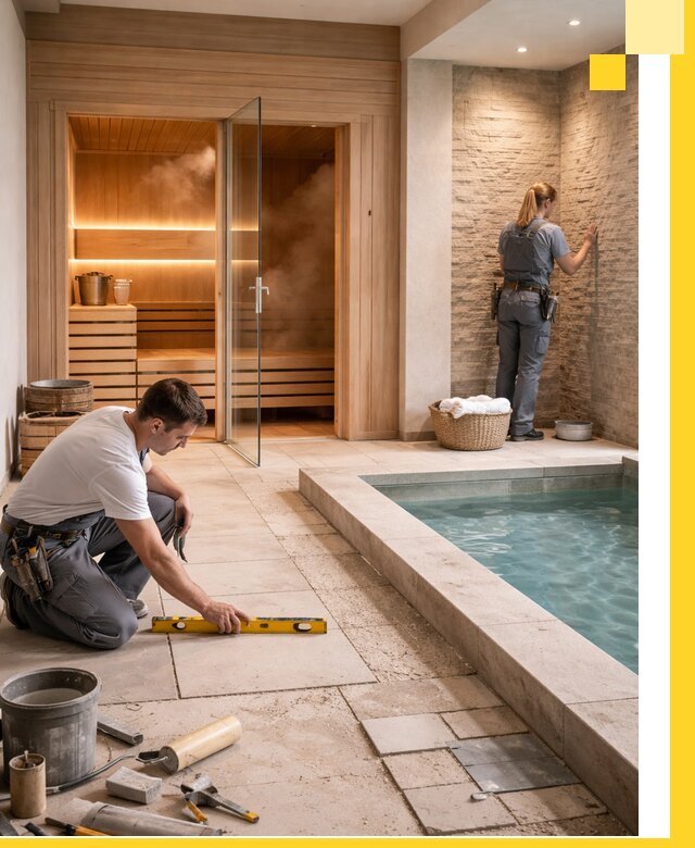 Комплексный дизайн и отделка интерьеров SPA под ключ в Иванове